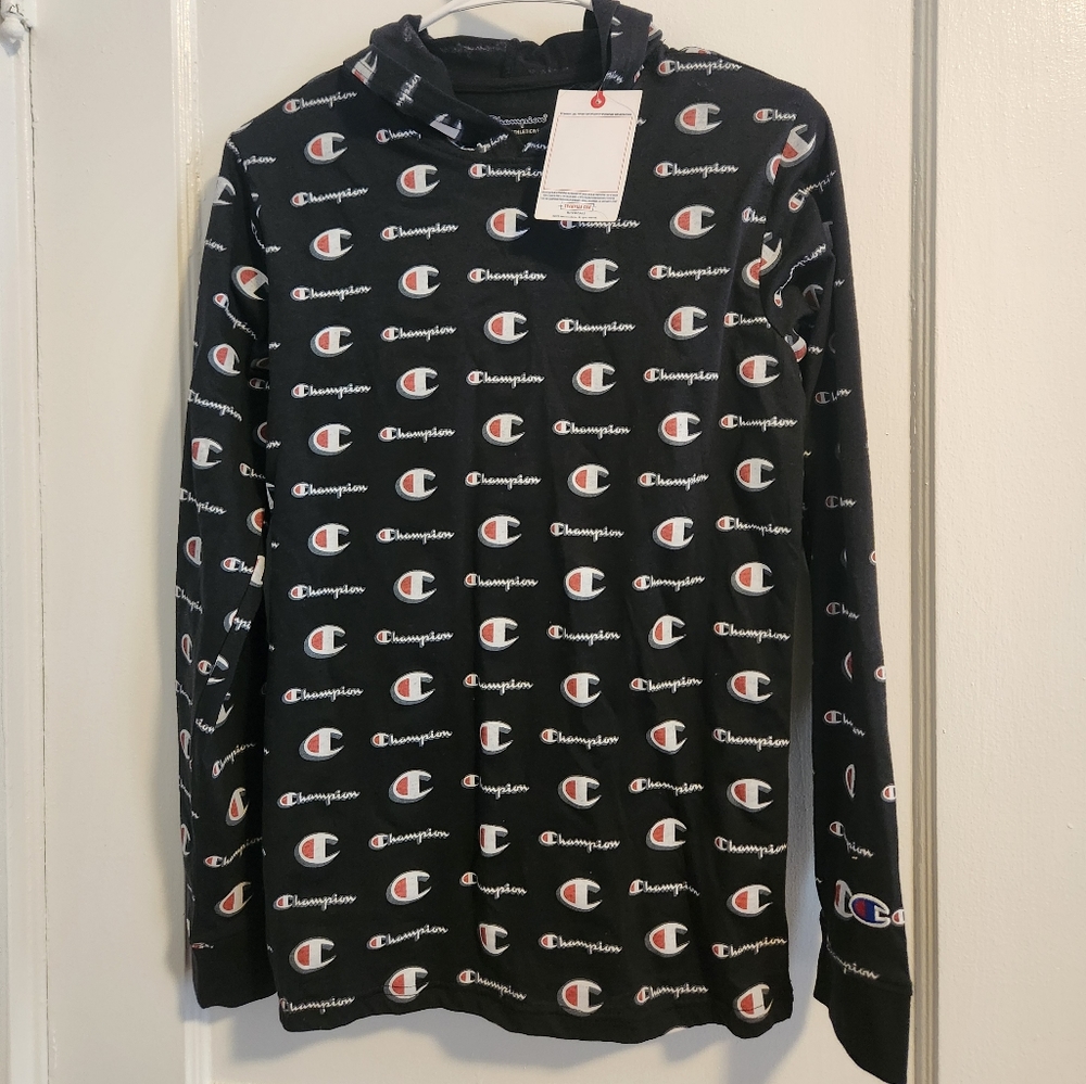 Champion logo hoodie